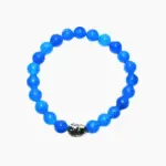 Aquarius Crystal Bead Bracelet, Aquarius Stone Bracelet, कुंभ राशि स्टोन ब्रेसलेट, Kumbh Rashi Bracelet