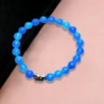 Aquarius Crystal Bead Bracelet, Aquarius Stone Bracelet, कुंभ राशि स्टोन ब्रेसलेट, Kumbh Rashi Bracelet