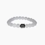 Cancer Stone Bracelet, कर्क राशि स्टोन ब्रेसलेट, Cancer Crystal Bead Bracelet, Kark Rashi Bracelet