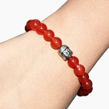 Scorpio Crystal Bead Bracelet, Scorpio Stone Bracelet, Vrishchik Rashi Bracelet, वृश्चिक राशि स्टोन ब्रेसलेट