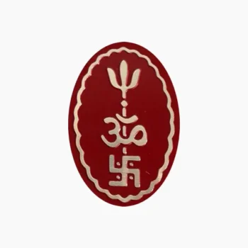 Energized Om Swastik Trishul (ॐ त्रिशूल)