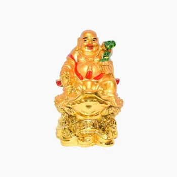 Laughing Buddha With Frog (मेंढक लाफिंग बुद्धा)