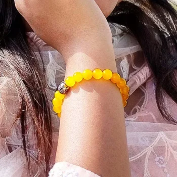 Dhanu Rashi Bracelet, Sagittarius Crystal Bead Bracelet, Sagittarius Stone Bracelet, धनु राशि स्टोन ब्रेसलेट