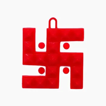 Swastik Plate, Red Swastik Plate, Swastik Vastu Energy Plate