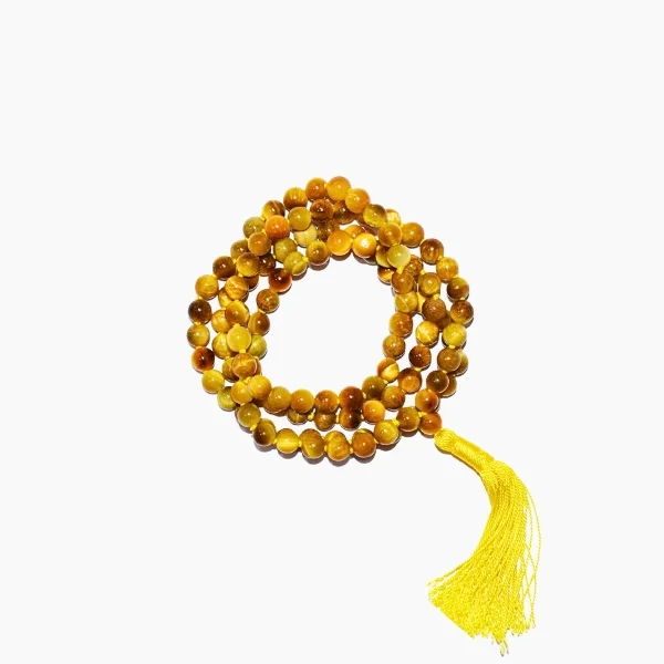 Cat Eye Mala (लहसुनिया माला)