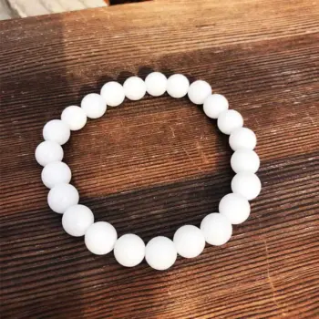 Safed Hakik Bracelet, white hakik bracelet, White Agate Bracelet, सफ़ेद हकीक ब्रेसलेट