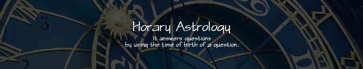 Horary Astrology, प्रशन ज्योतिष