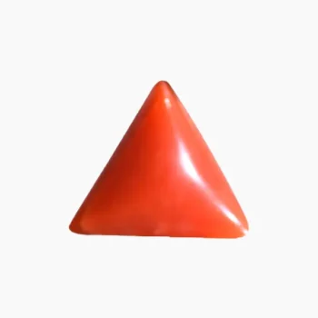 Energized Triangle Coral Gemstone (सिद्ध त्रिकोण मूंगा रत्न)