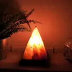 Pyramid-Shape Himalayan Salt Lamp (हिमालयन साल्ट लैंप)