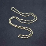 Tulsi Golden Beads Mala (तुलसी माला)