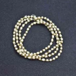 Tulsi Golden Beads Mala (तुलसी माला)