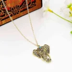 Elephant Face Necklace (हाथी लॉकेट)