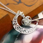 Moon Heart Necklace (चन्द्र लॉकेट)