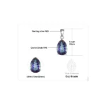 Rainbow Mystic Topaz (इंद्रधनुष लॉकेट)