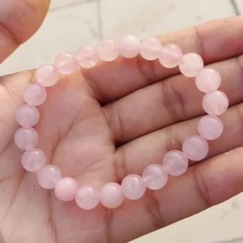 Rose Quartz Bracelet, गुलाबी स्फटिक ब्रेसलेट
