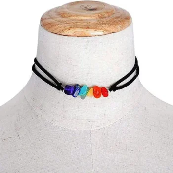 Seven Stone Choker, Seven Bead Choker Bracelet, सात स्टोन चोकर