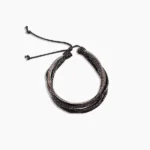 काला ब्रेसलेट, Multilayer Leather Bracelet, black multilayer bracelet