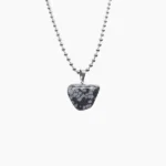 Black Spotted Stone Pendant (स्टोन लॉकेट)