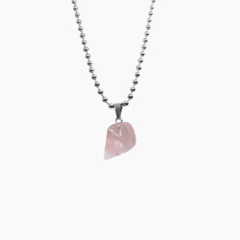 Clear Rose Quartz Pendant (रोज क्वार्ट्ज लॉकेट)