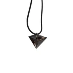 Crystal Brown Pyramid Pendant (पिरामिड लॉकेट)