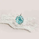 Crystal Glass Blue Pendant (स्फटिक लॉकेट)