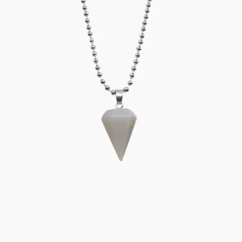 Grey Conical Pendant (ग्रे लॉकेट)