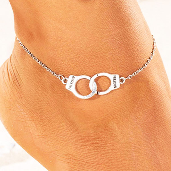 Handmade by HeirloomEnvy - Sterling Silver Handcuff Necklace, Handcuff charm,  Sideways handcuff necklace,Horizontal Handcuff Pendant, Silver Handcuffs,  dainty handcuff – HarperCrown