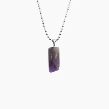 Lilac Amethyst Stone Pendant (कटेला लॉकेट)