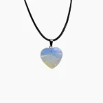 Opal Stone Heart Pendant (ओपल लॉकेट)