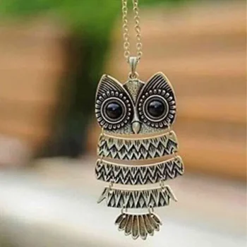 Owl Necklace (उल्लू लॉकेट)