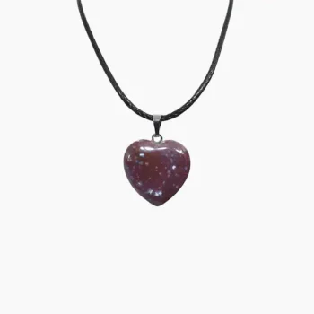 Purple Stone Heart Pendant (दिल लॉकेट)