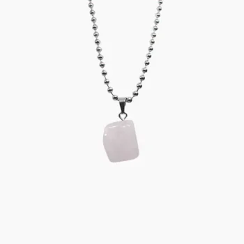 Rose Quartz Crystal Pendant (रोज क्वार्ट्ज लॉकेट)