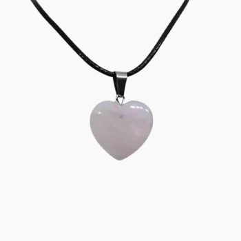 Rose Quartz Heart Pendant (दिल लॉकेट)