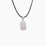 Rose Quartz Pendant, रोज़ क्वार्ट्ज़ पेंडेंट