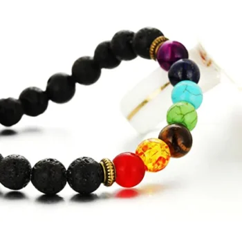Seven Chakra Healing Bracelet, 7 Chakra Bead Bracelet, सात चक्र ब्रेसलेट