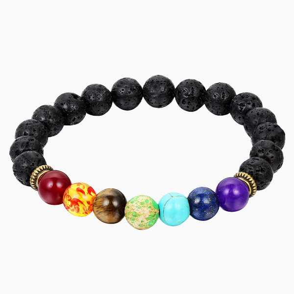 7 Chakra Beads Bracelets with Opalite  VerveJewels