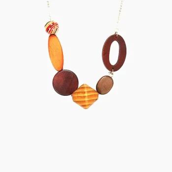 Six Wood Elements Pendant (लकड़ी लॉकेट)