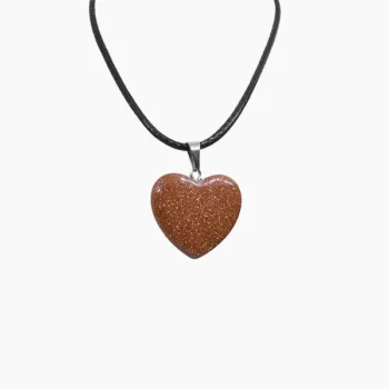 Sun Glitter Heart Pendant (दिल लॉकेट)