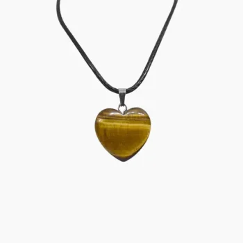 Tiger Eye Heart Pendant (दिल लॉकेट)