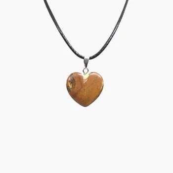 Wooden Heart Pendant (दिल लॉकेट)