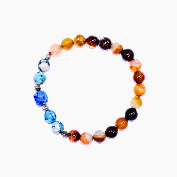 Aquarius Leather Bracelet, Kumbh Rashi Bracelet, Aquarius Zodiac Bracelet, कुंभ राशि ब्रेसलेट