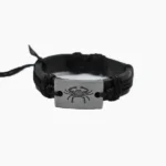 Kark Rashi Bracelet, cancer zodiac bracelet, Cancer Zodiac Leather Bracelet, कर्क राशि ब्रेसलेट
