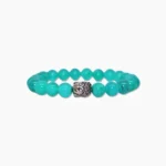 Hara Stone Bracelet, Green Beads Bracelet, Green Gemstone Bracelet, हरा रत्न ब्रेसलेट