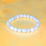 Howlite Stone Round Bracelet, howlite stone bracelet, White Howlite Bead Bracelet, हाउलाइट स्टोन ब्रेसलेट