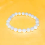 Howlite Stone Round Bracelet, howlite stone bracelet, White Howlite Bead Bracelet, हाउलाइट स्टोन ब्रेसलेट
