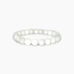 Howlite Stone Round Bracelet, howlite stone bracelet, White Howlite Bead Bracelet, हाउलाइट स्टोन ब्रेसलेट