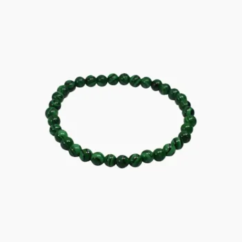 Malachite Bead Bracelet, Green Bead Bracelet, Malachite Stone Bracelet, मैलाकाइट स्टोन ब्रेसलेट