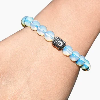 Opal Stone Silver Bracelet, opal bracelet, Dudhiya Bracelet, ओपल रत्न ब्रेसलेट