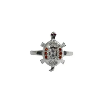 Orange Tortoise Ring (नारंगी कछुए की अंगूठी)