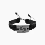 Meen Rashi Leather Bracelet, Pisces Zodiac Leather Bracelet, Pisces Zodiac Bracelet, मीन राशि ब्रेसलेट